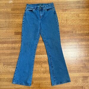 Lauren Jeans Co. Ralph Lauren Women's Blue‎ Denim Flare Leg Jeans Size 4